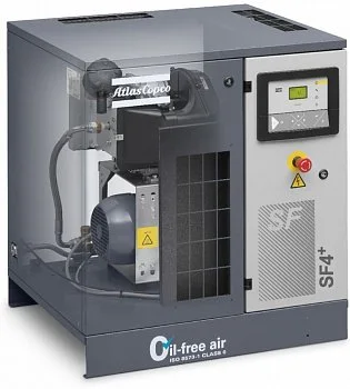 Спиральный компрессор Atlas Copco SF 4+ 8P, без осушителя, артикул 8153610392
