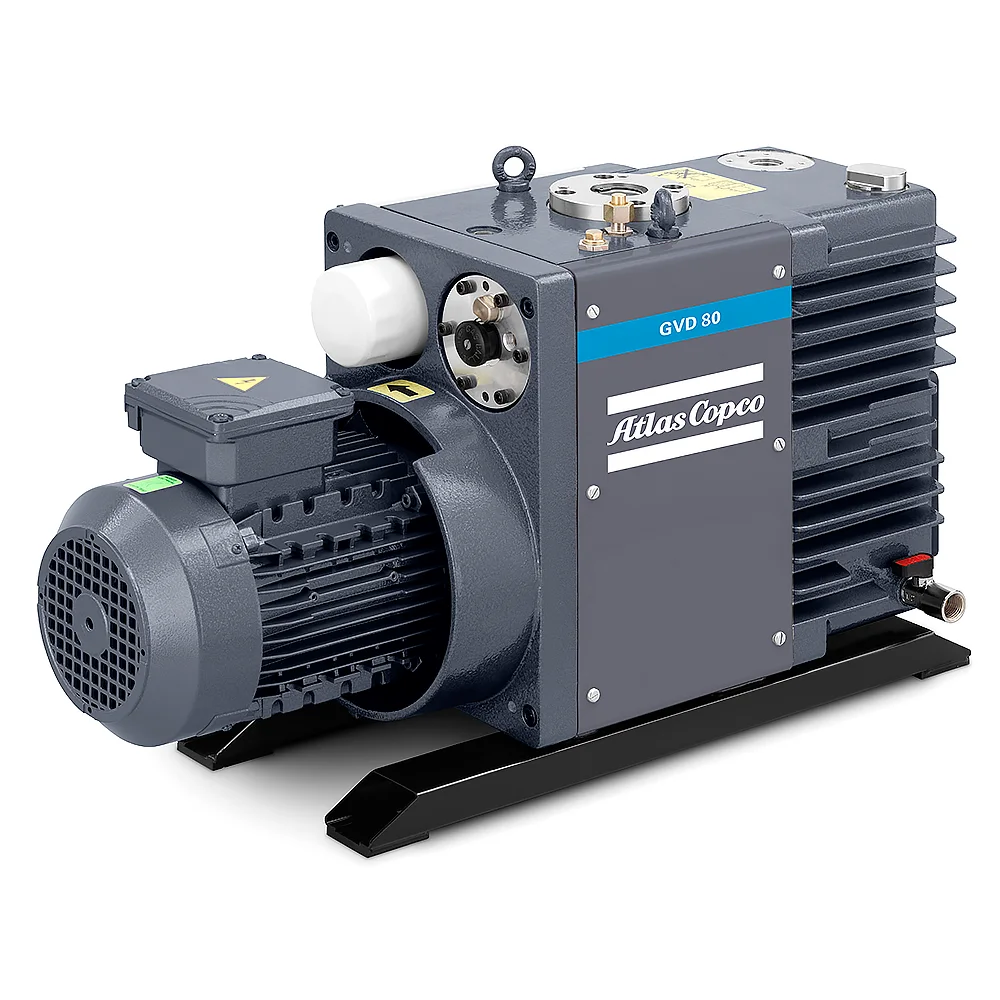 Двухступенчатый пластинчато-роторный вакуумный насос Atlas Copco GVD 80