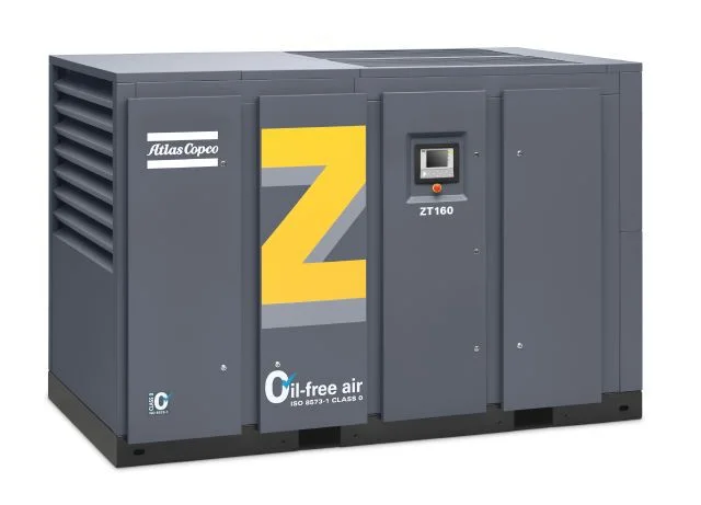 Безмасляный ротационный зубчатый компрессор Atlas Copco ZT 160 - 10 FF
