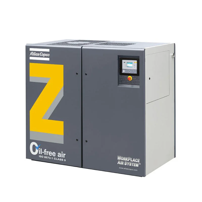 Безмасляный ротационный винтовой компрессор Atlas Copco ZR 37 - 7.5