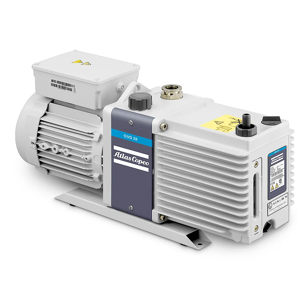 Двухступенчатый пластинчато-роторный вакуумный насос Atlas Copco GVD 28