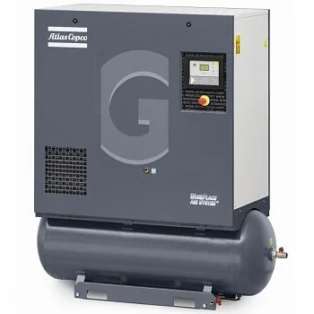 Винтовой масляный компрессор Atlas Copco GA 11 13P, на ресивере 270 литров, без осушителя, артикул 8153000875