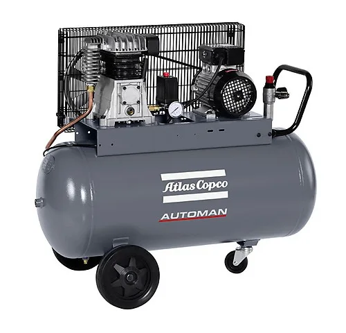 Поршневой маслосмазываемый компрессор Atlas Copco AC 31 E - 200L с ременным приводом