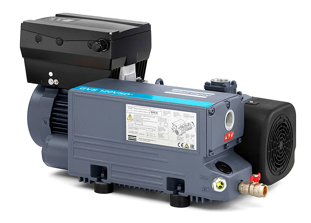 Одноступенчатый пластинчато-роторный насос Atlas Copco GVS 400 VSD+