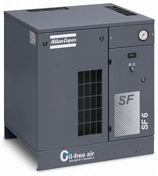 Спиральный компрессор Atlas Copco SF 6 8P, без осушителя, артикул 8153610418