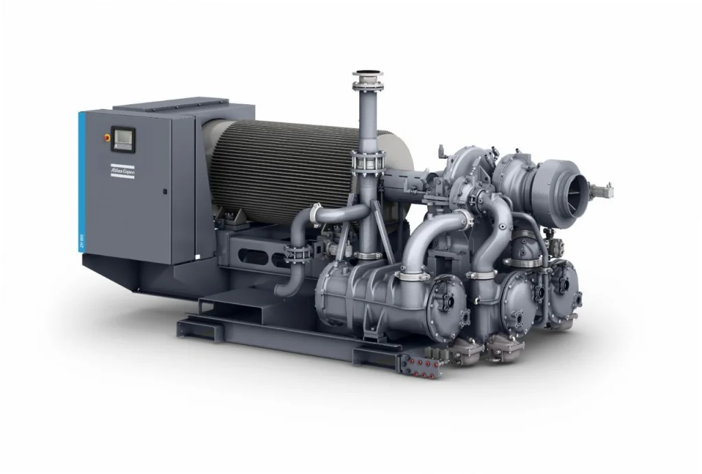 Безмасляный двухступенчатый турбокомпрессор Atlas Copco ZH 900+ 3.5