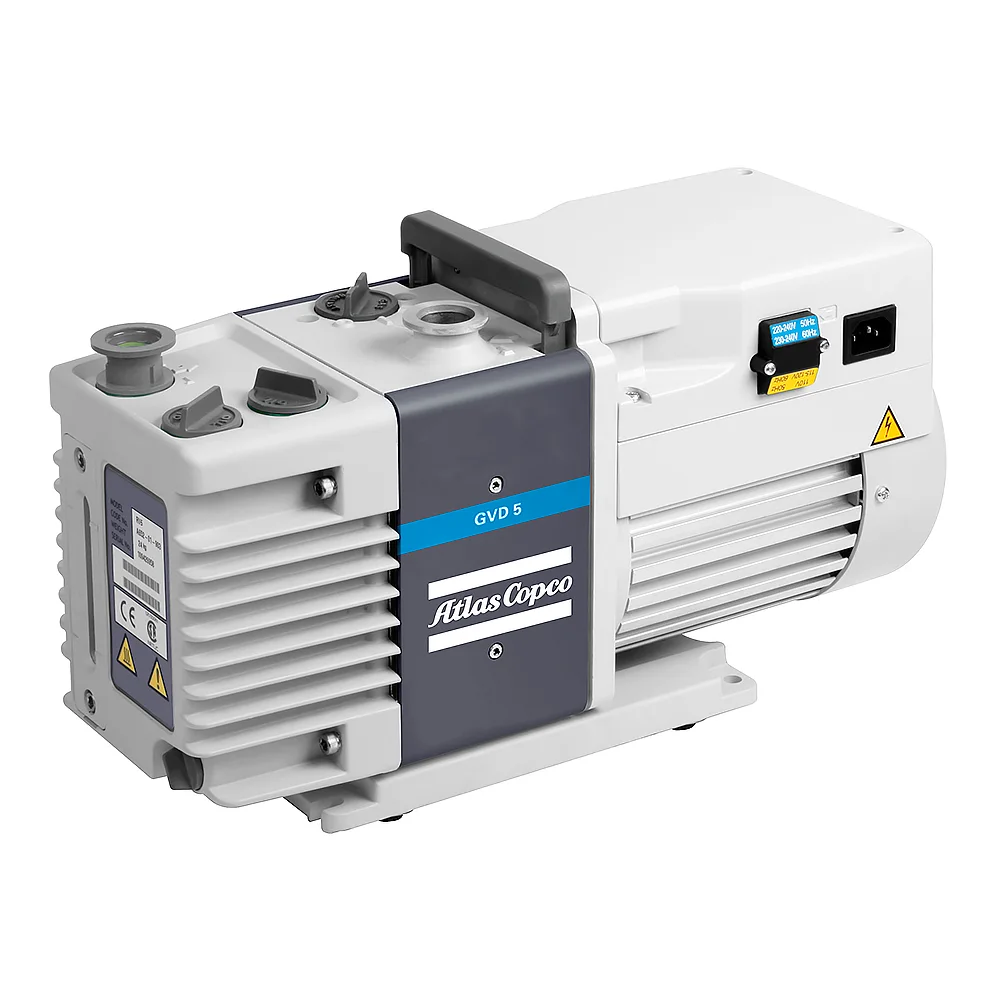 Двухступенчатый пластинчато-роторный вакуумный насос Atlas Copco GVD 5