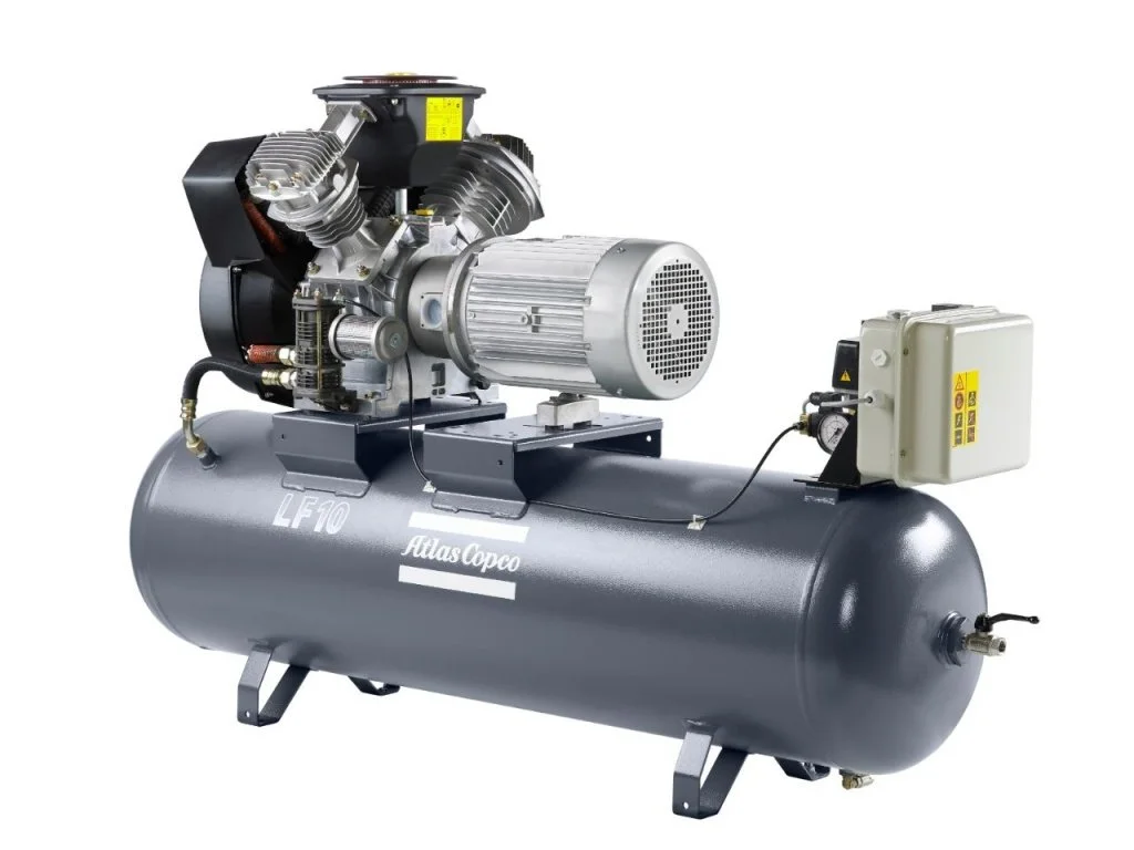 Поршневой компрессор Atlas Copco LE 2-10SE (3ph) Receiver Mounted (Без кожуха)., артикул 8115420146
