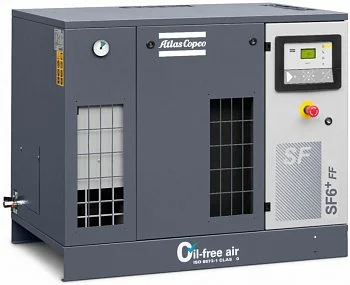 Спиральный компрессор Atlas Copco SF 6+ 8FF, с осушителем, артикул 8153610996