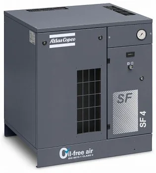 Спиральный компрессор Atlas Copco SF 4 8P, без осушителя, артикул 8153610376