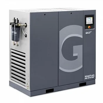 Винтовой масляный компрессор Atlas Copco GA 37+ 13P, без осушителя, артикул 8153660033