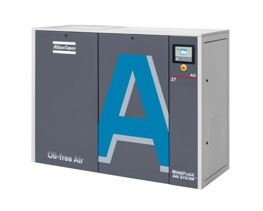 Безмасляный винтовой компрессор Atlas Copco AQ 37 7.5P