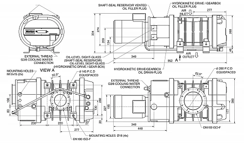 Бустерный роторный насос Atlas Copco ZRS 1200