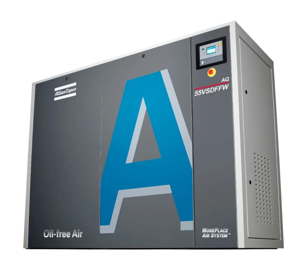 Безмасляный винтовой компрессор Atlas Copco AQ 55 10P
